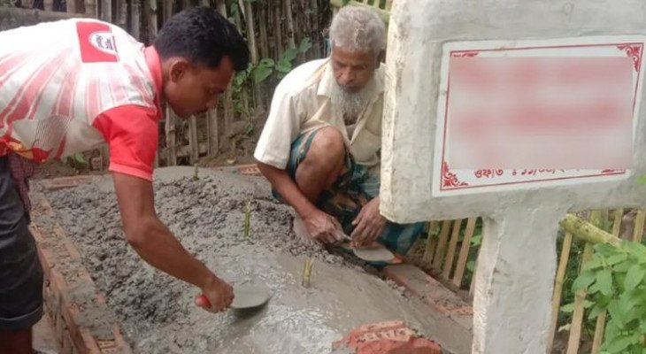 ‘কথিত পীর’ শামীমের কবর পাকা করে দিল প্রশাসন